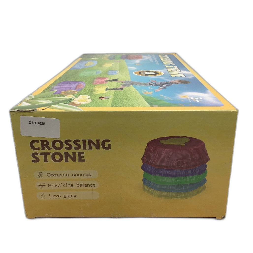 8 Pcs Light-Up Stepping Stones Mutlicoloured Balancing Obstacle Course