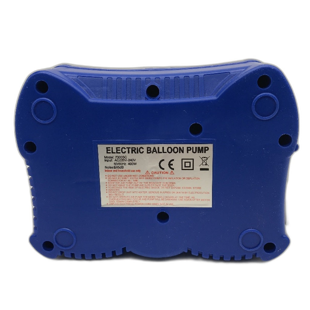 Electric Balloon Pump Dark Blue Air Pump With 5 Accessories & 2 Inflation Modes