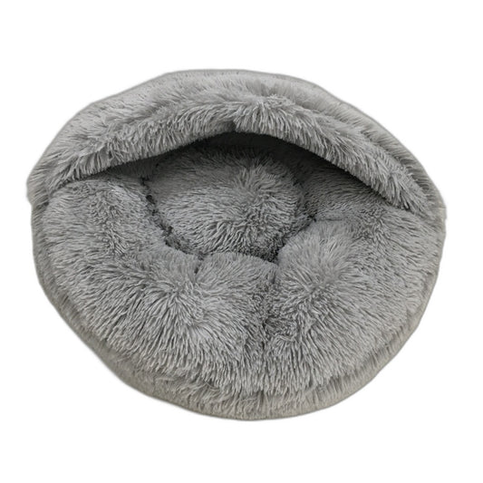 Petplay Soft And Cozy Pet Calming Cave Snuggle Warm Bed For Cats Small Dogs