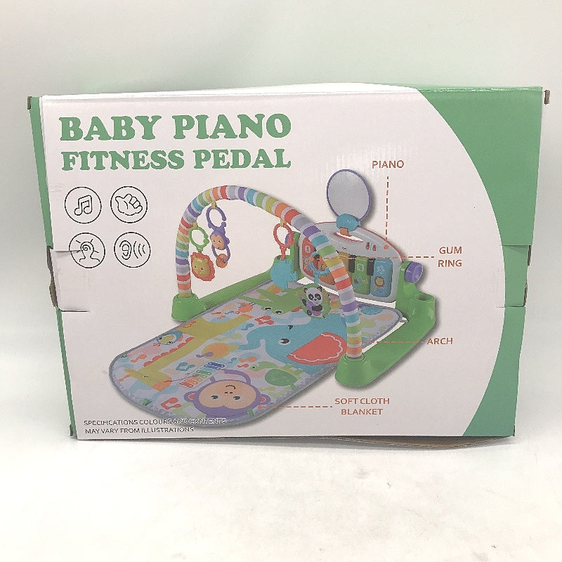 Baby Gym Piano Fitness Petal Activity Playmat With Music Lights Tummy Time Pink