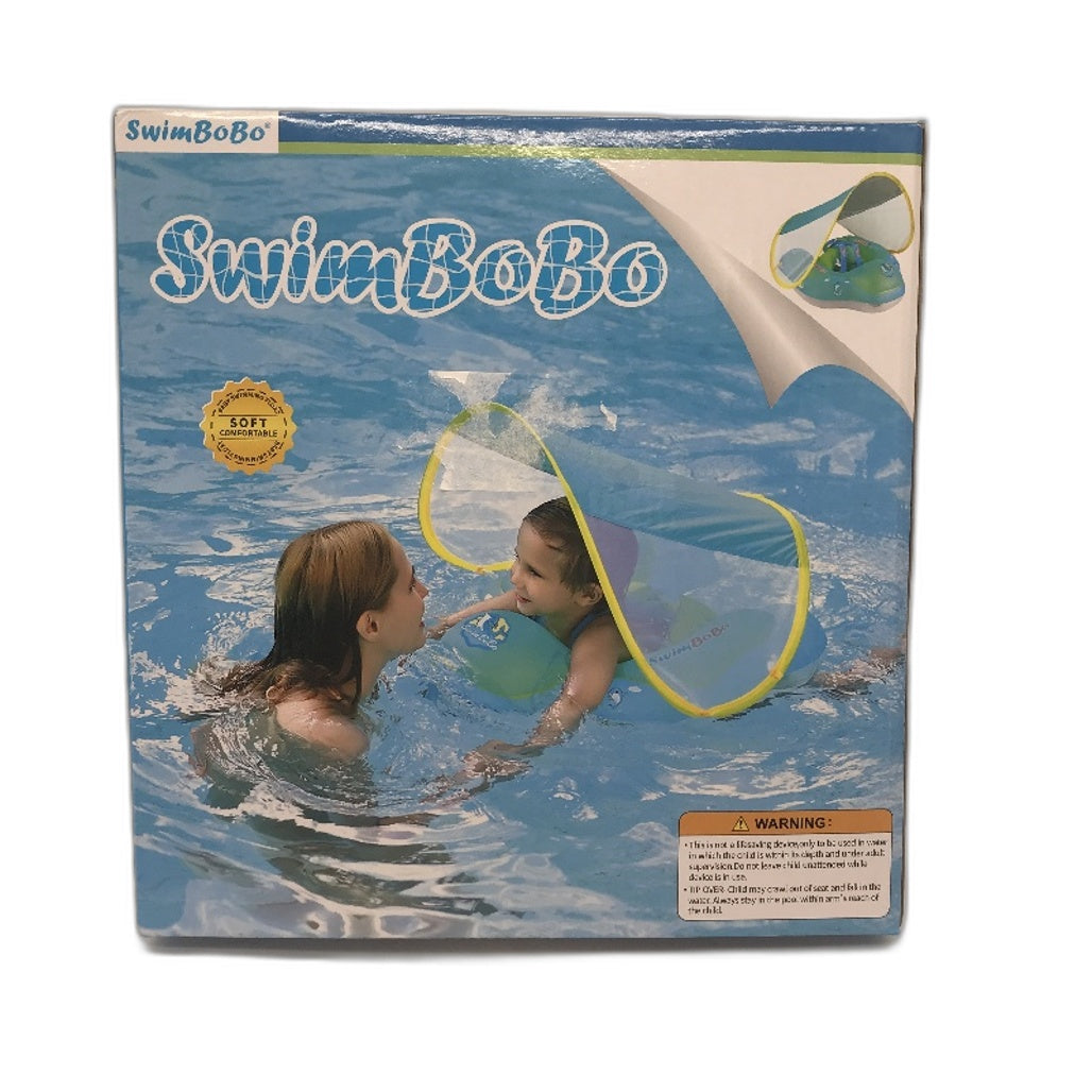 Swimbobo Inflatable Baby Swimming Floating Ring With Sun Shield Safety Support