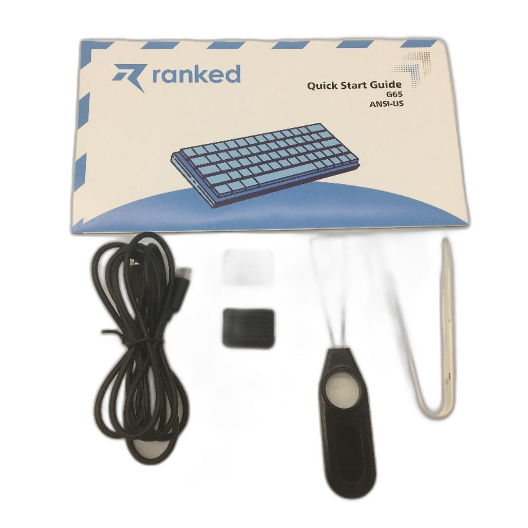 Ranked G65 Guardian 65% Full Aluminum Frame Slim Mechanical Gaming Keyboard