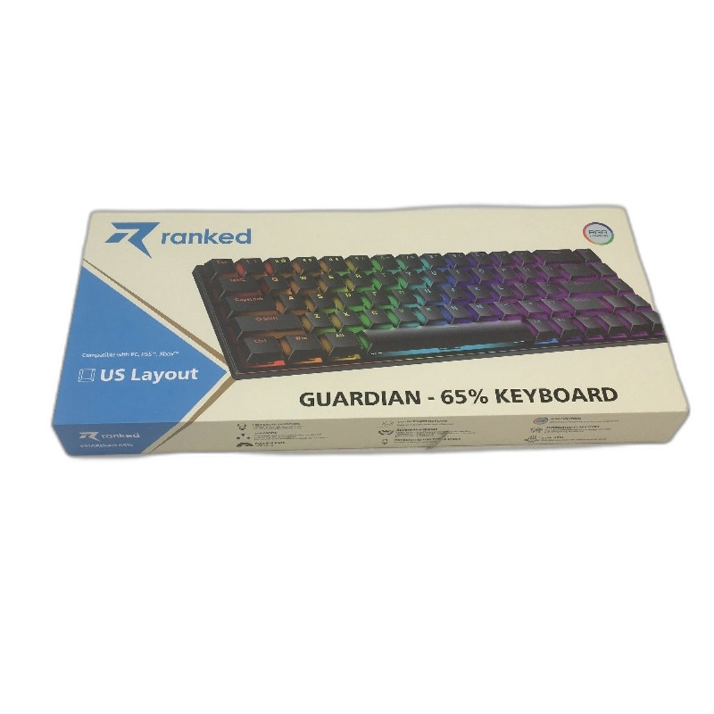 Ranked G65 Guardian 65% Full Aluminum Frame Slim Mechanical Gaming Keyboard