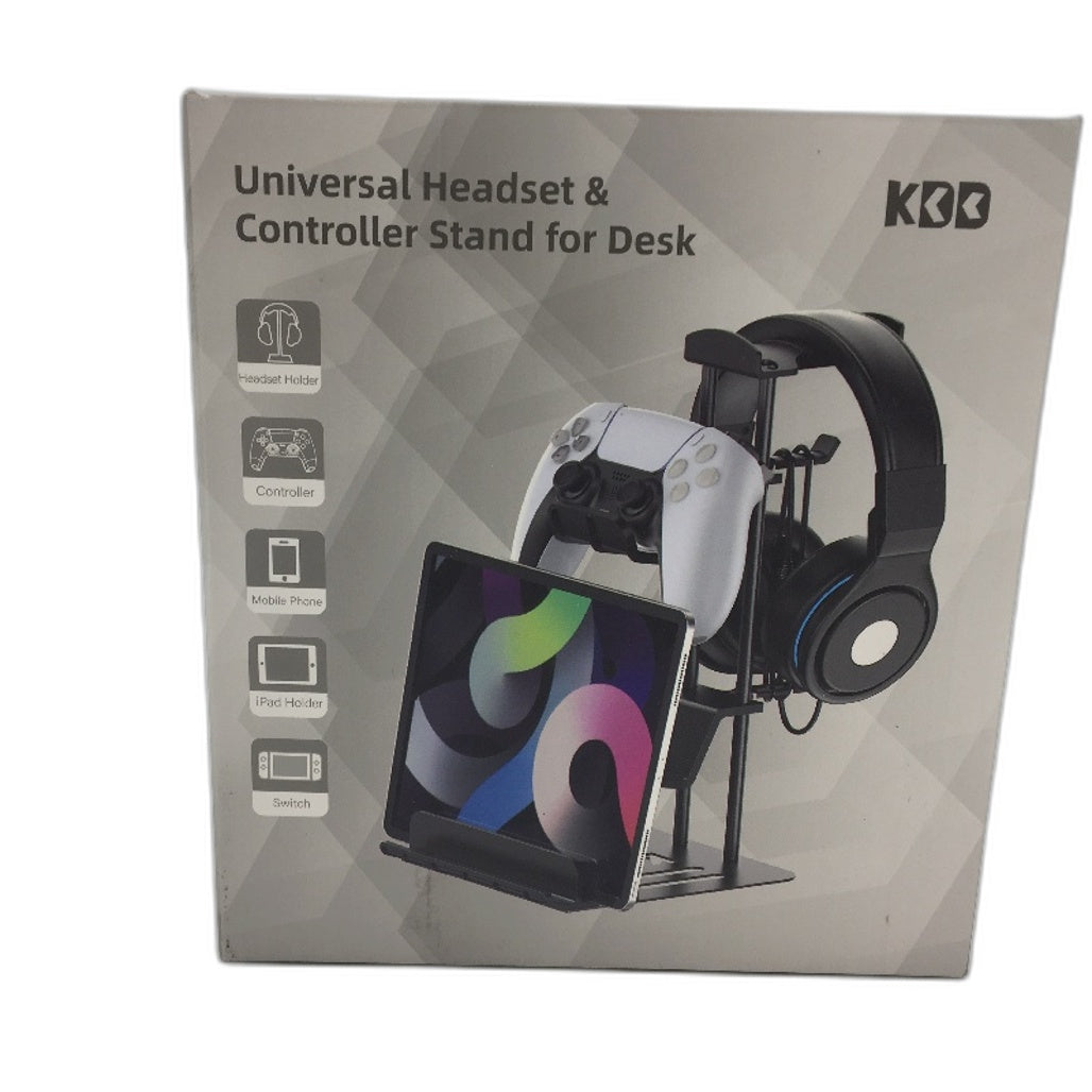 KDD Universal Headset And Controller Desktop Stand Organizer With Device Holder