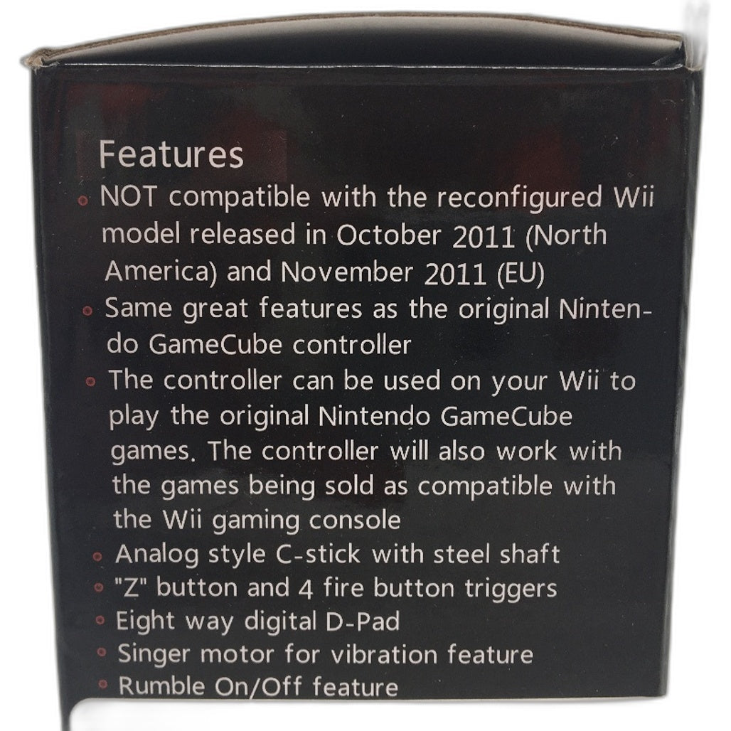 Shock Wired Game Controller For Nintendo Gamecube GC Wii Retro Classic USB