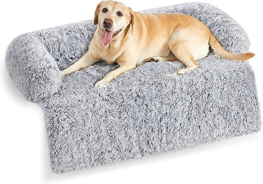 Feandrea Fluffyhug Soft Fluffy Dog Sofa Bed Cover Calming Bed Large Dogs Sz 2XL