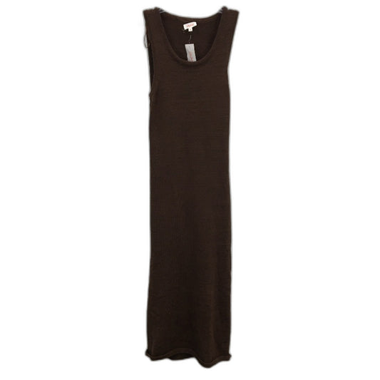 Lily Loves Cotton Blend Knitted Cut Out Back Stretchy Midi Dress Womens Size XL