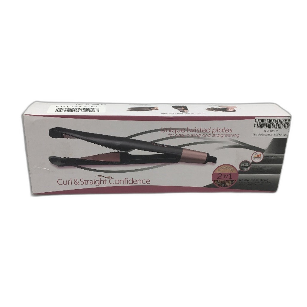 2 in 1 Curl and Straight Confidence Ceramic Max 230C Hair Straightener DEMO