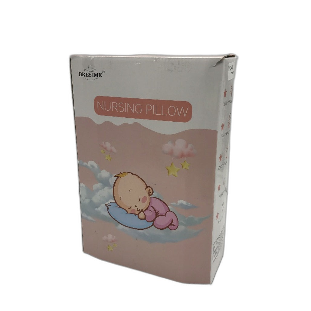DRESIME Bamboo Fibre Memory Foam Baby Breastfeed Nursing Pillow in Navy NEW
