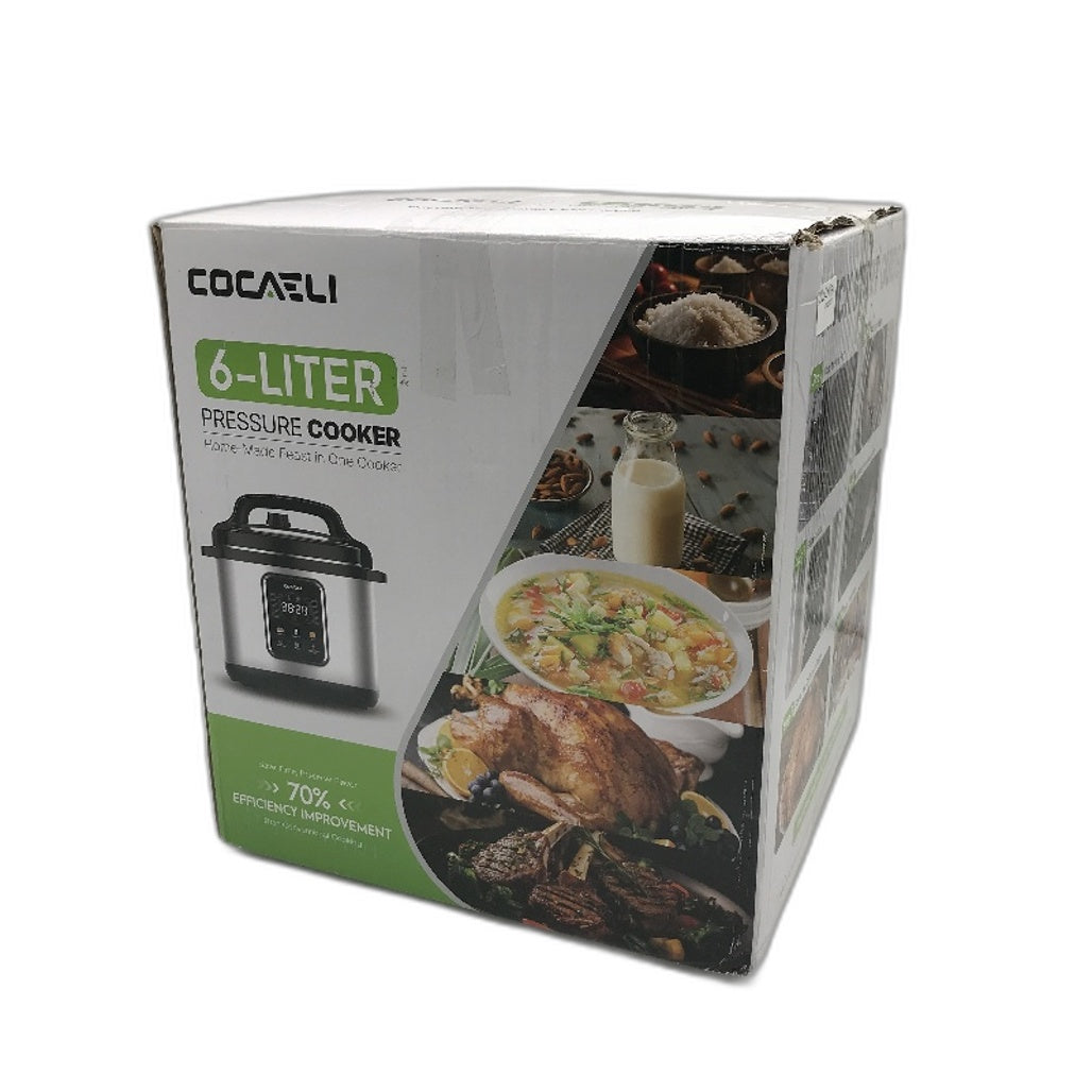 Cocaeli 13 in 1 6L Non Stick Stainless Steel Electric Pressure Cooker NEW