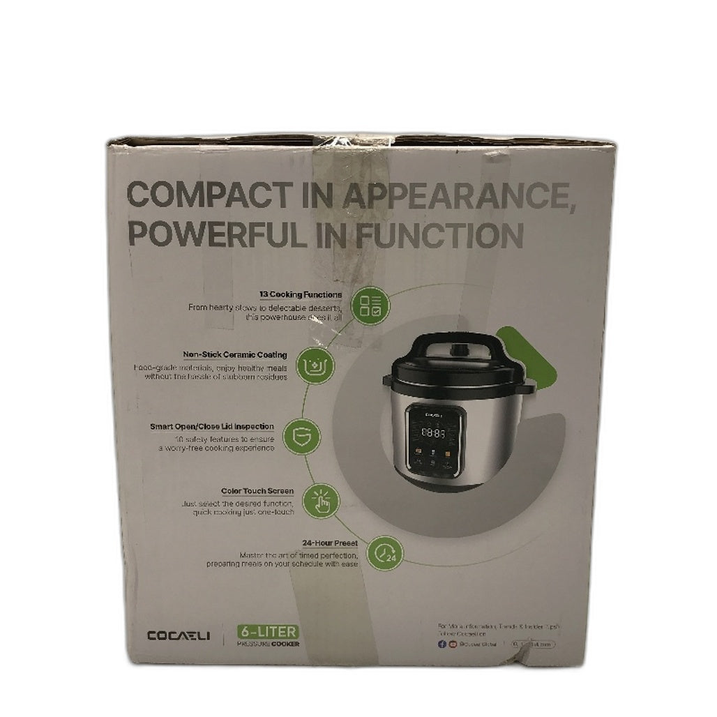 Cocaeli 13 in 1 6L Non Stick Stainless Steel Electric Pressure Cooker NEW