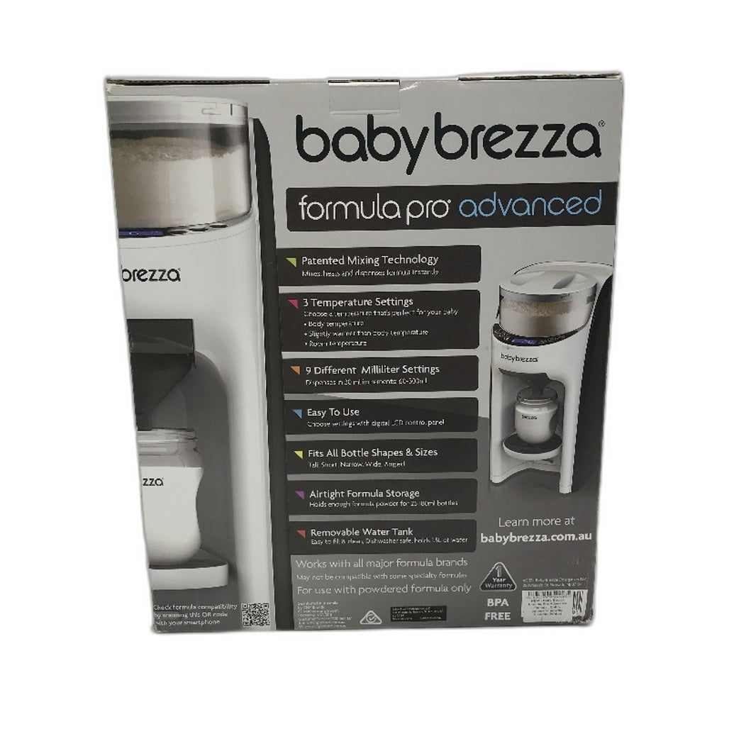 Baby Brezza Formula Pro Advanced Instant Formula 3 Temp Bottle Warmer NEW