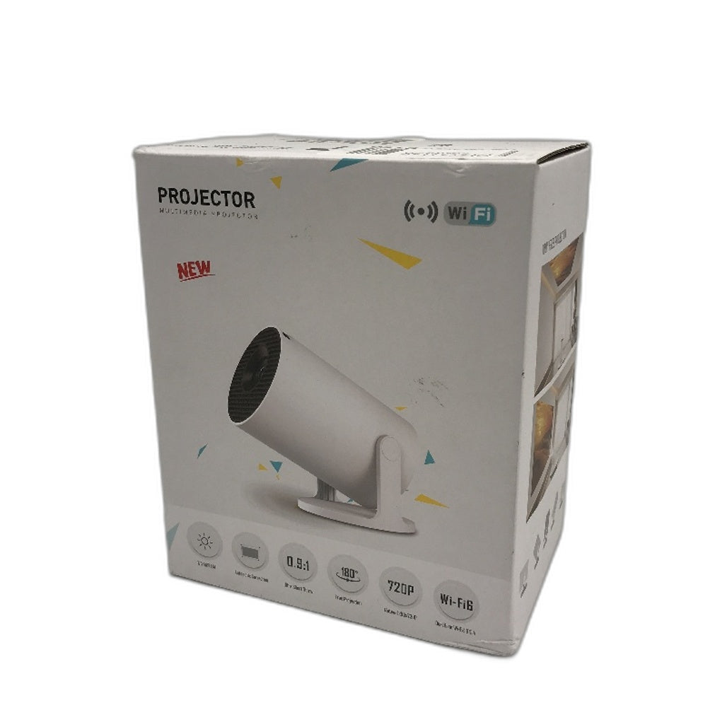 Native 720p Wifi6 180 Rotate Multimedia Home Theatre Mini Video Projector HY300 Pro+ DEMO