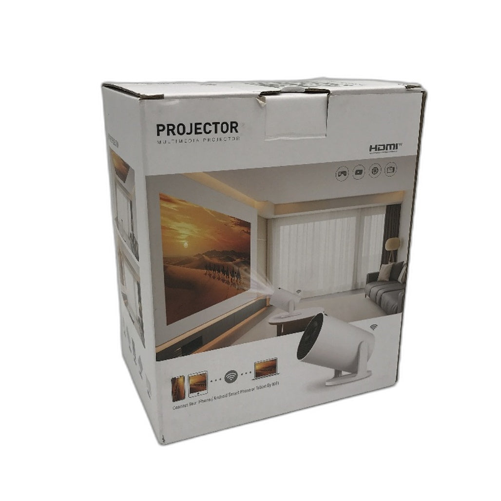 Native 720p Wifi6 180 Rotate Multimedia Home Theatre Mini Video Projector HY300 Pro+ DEMO