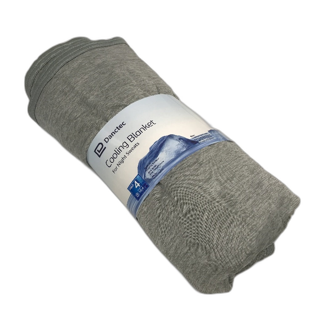 Danctec Antistatic Lightweight Grey Marle Thin Cooling Blanket 150x200cm NEW