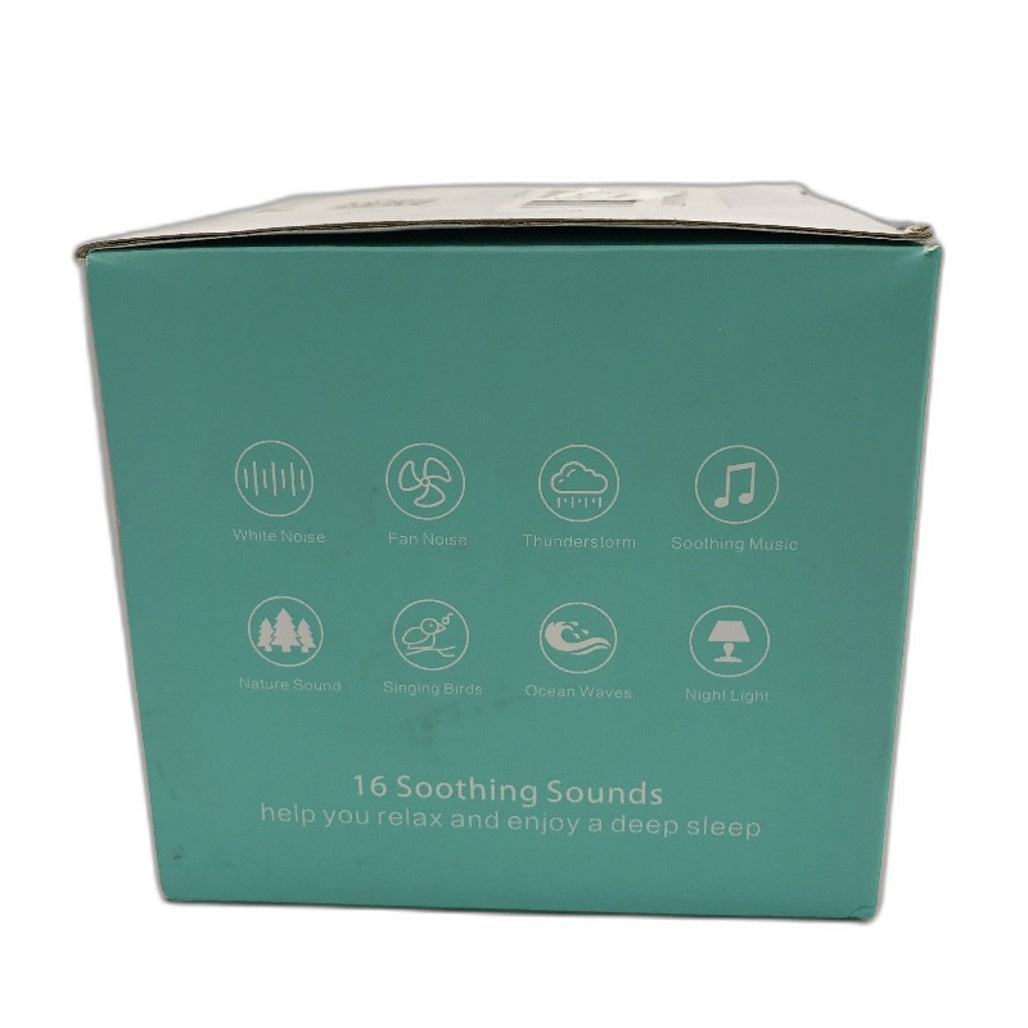 16 Sleep Soothing Sound White Noise Machine with Ambient Night Light NEW