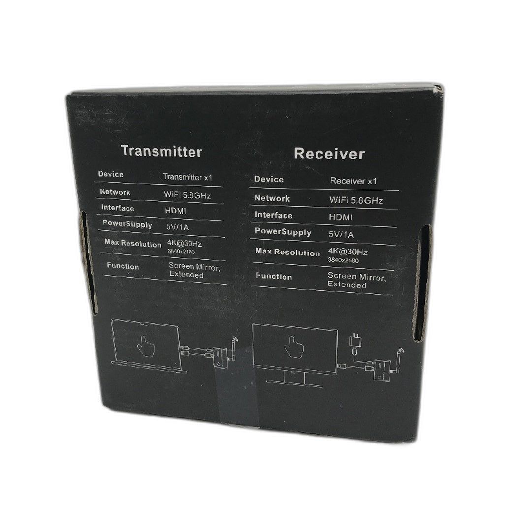 100m Wireless HD Extender Transmitter and Receiver Video Converter Pack NEW