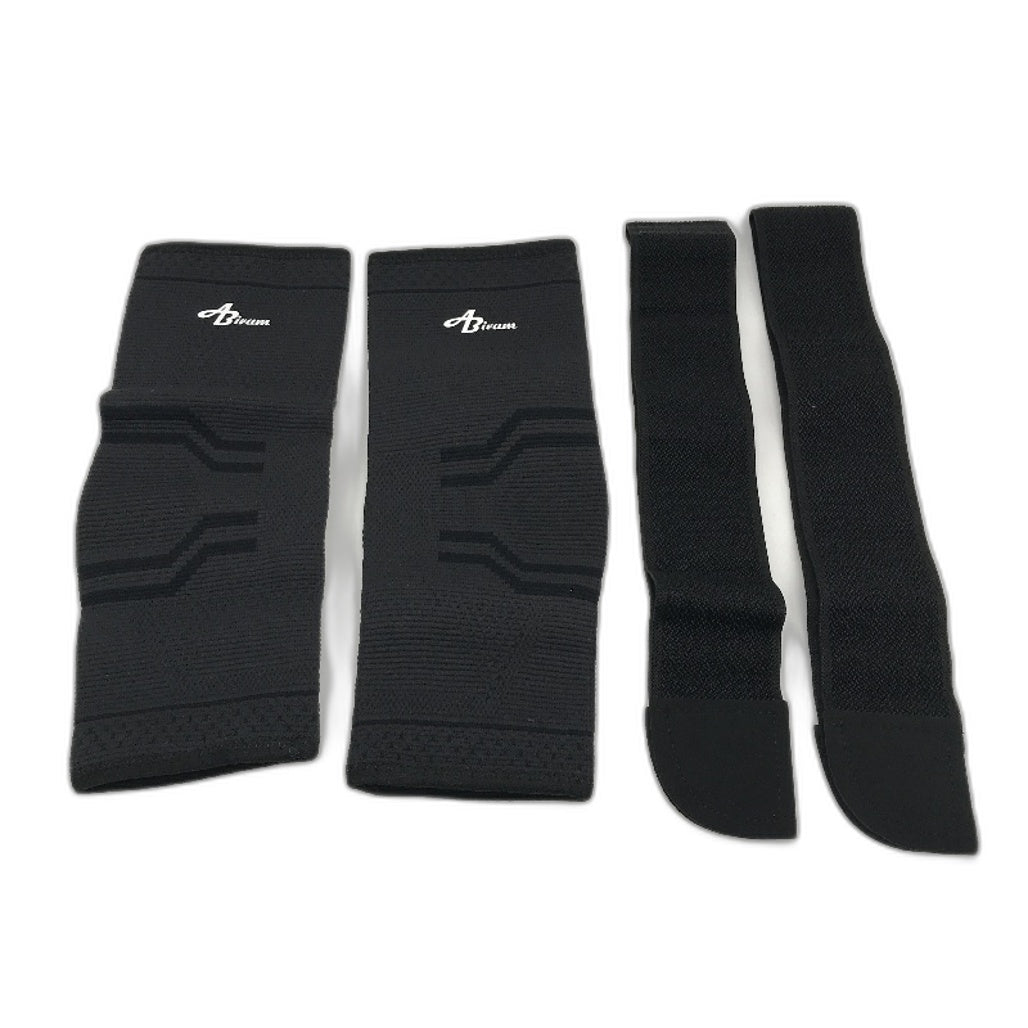 Versatile All Day Relief Black Compression Ankle Support Size Large NEW