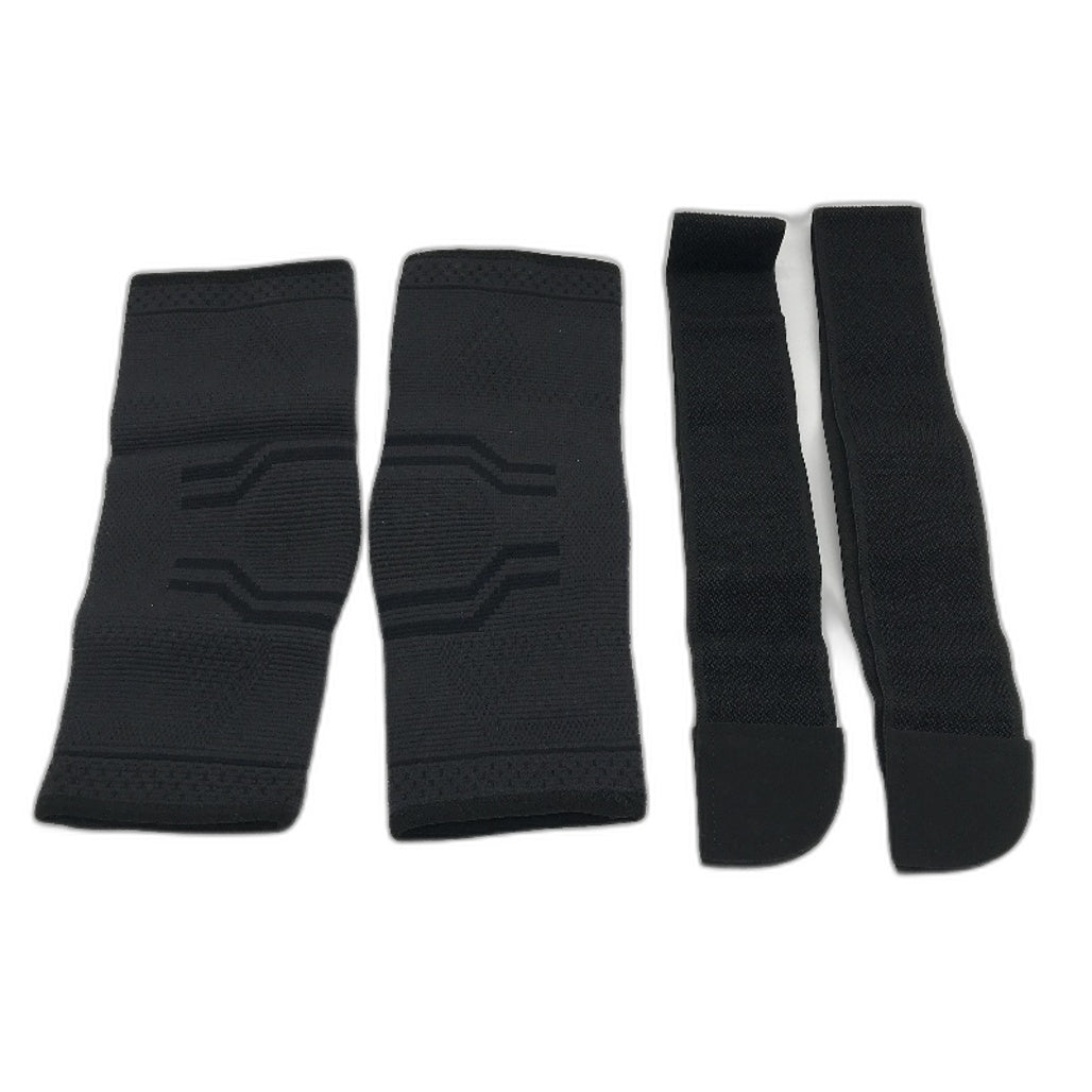 Versatile All Day Relief Black Compression Ankle Support Size Large NEW