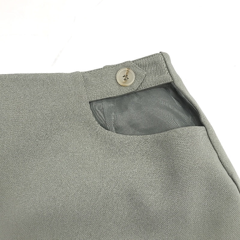 Alice in the eve Lori Cut Out Muted Green Mini Skirt Ladies Size Medium NEW