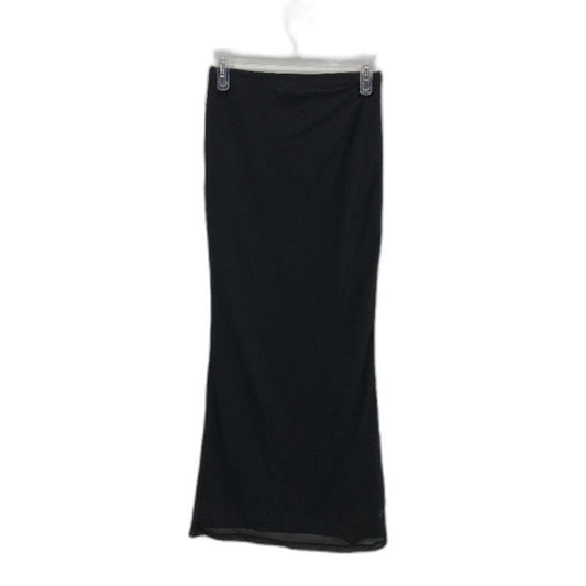Neon Hart Marley Black Mesh Lined Midi Skirt Ladies Size Small NEW