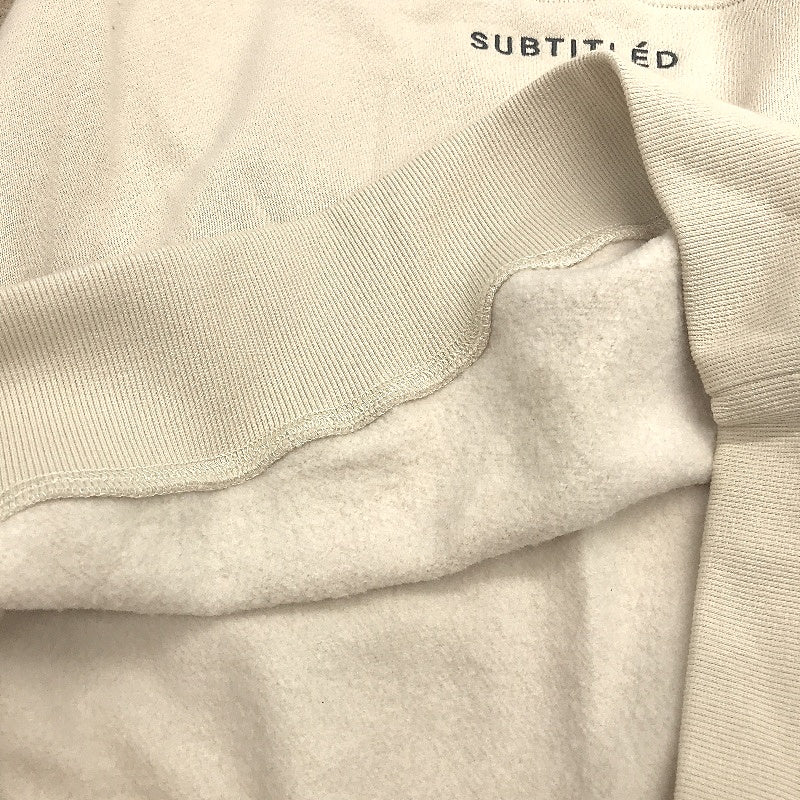 Subtitled Off White State Panelled Zip Front Fleeceboat Jumper Ladies Size S NEW