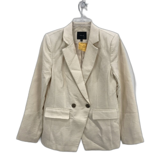 Basque Myer Sample Double Breast Pebble Cream Blazer Jacket Ladies Size 10 NEW