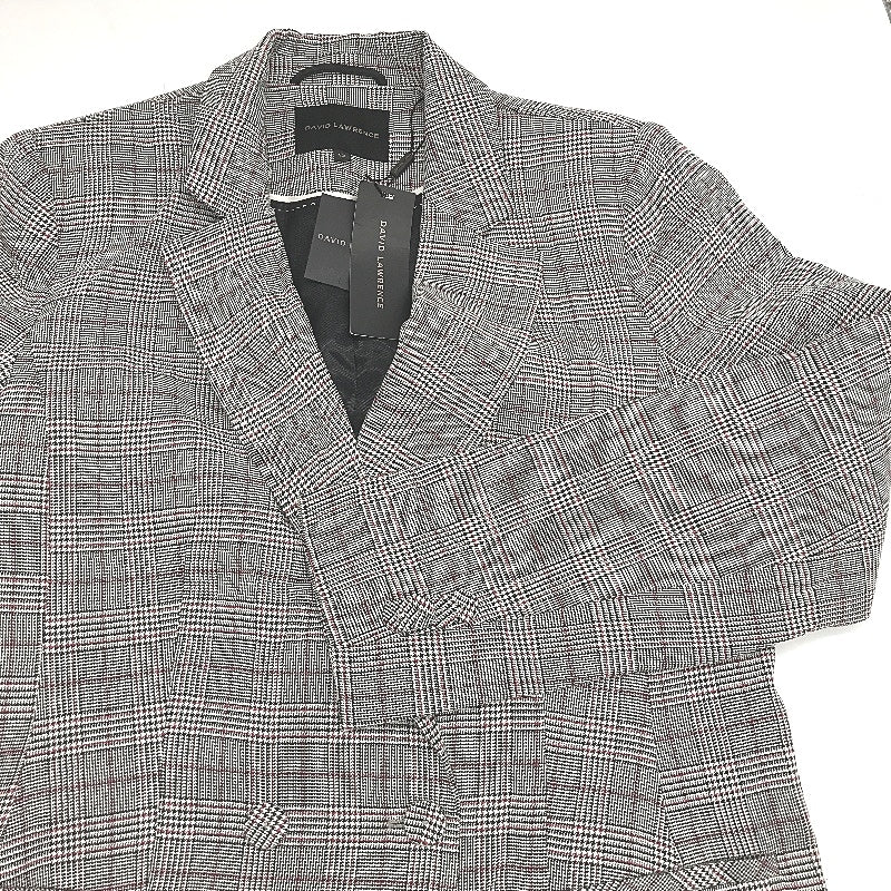 David Lawrence Grey Multi Mercier Longline Blazer Jacket Ladies Size 12 NEW