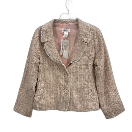Viviannes Collection Pink Woven Thread Lace Edge Short Jacket Ladies Size 12 NEW