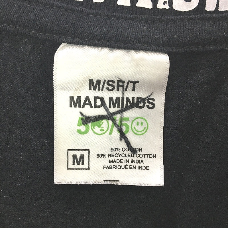 Misfit Mad Minds High Risk Printed Logo Black Classic Tee Unisex Size M NEW