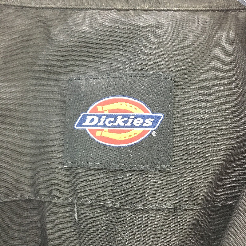 Dickies Short Sleeve Black Stain Release Elastic Waist Coverall Unisex Size L NEW