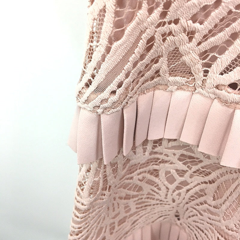 Forever New Curve Rochelle Lace Detail Pink Prom Dress Ladies Size AU 18 NEW