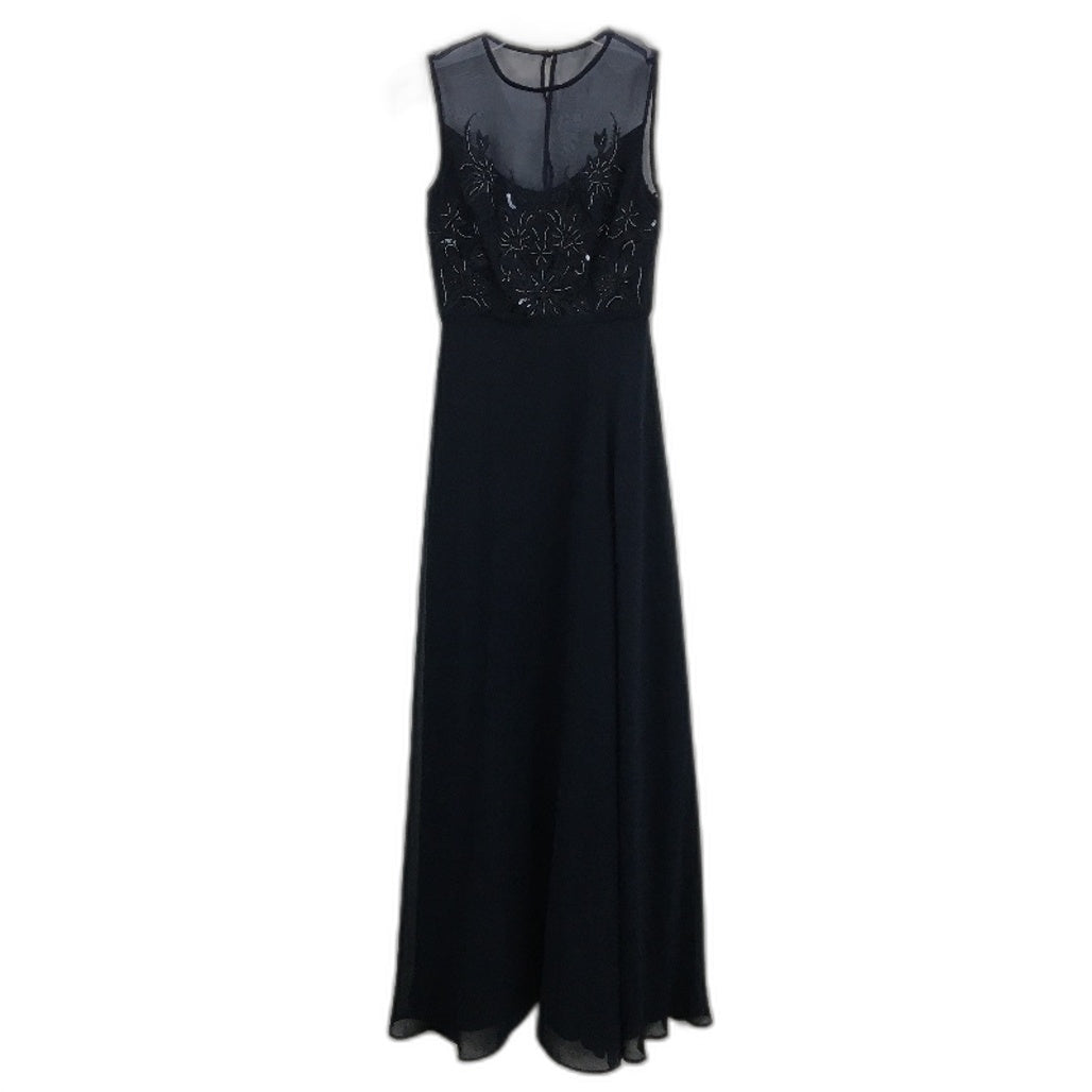 Forever New Ever After Carissa Lace Bodice Navy Maxi Dress Ladies Size AU 4 NEW