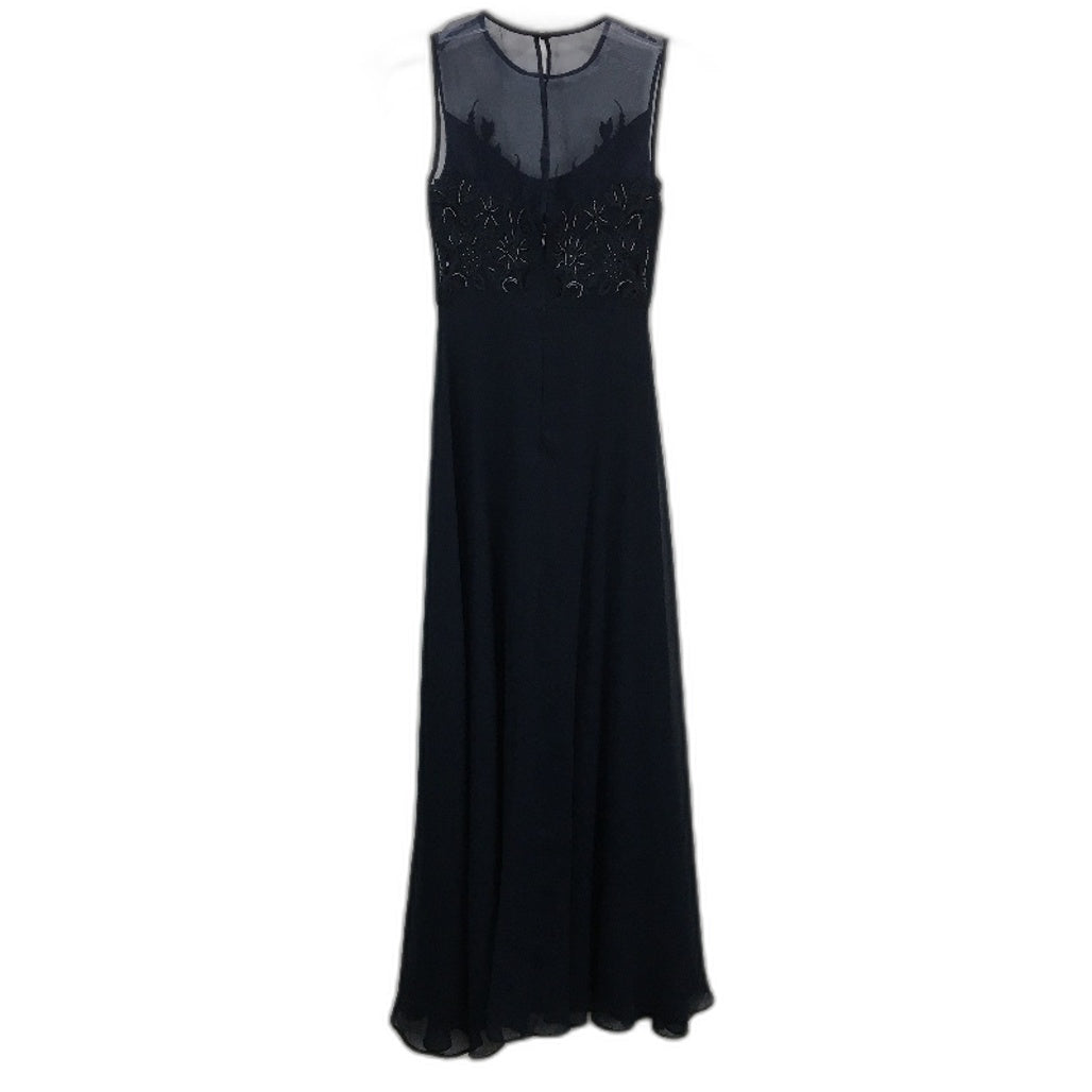Forever New Ever After Carissa Lace Bodice Navy Maxi Dress Ladies Size AU 4 NEW