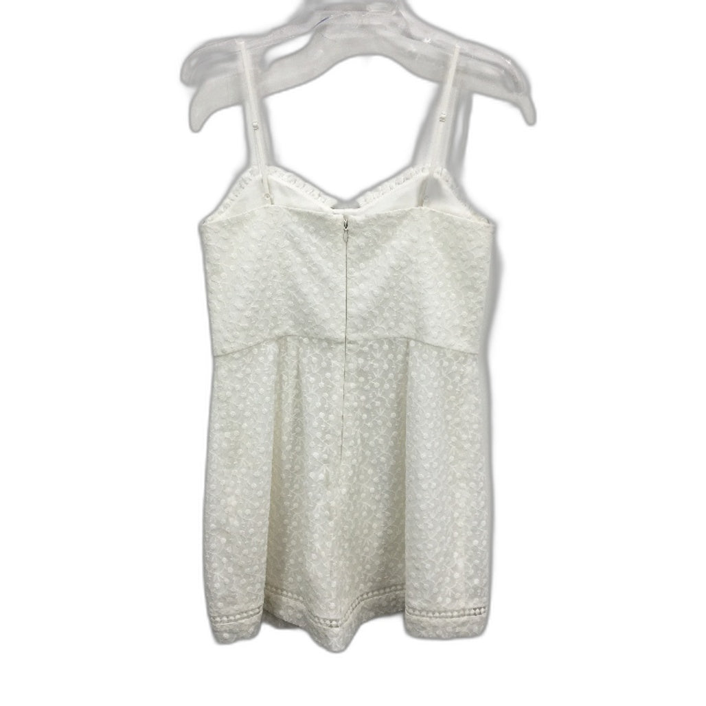 Forever New Corrie Embroidery White Corset Playsuit Ladies Size AU 10 NEW