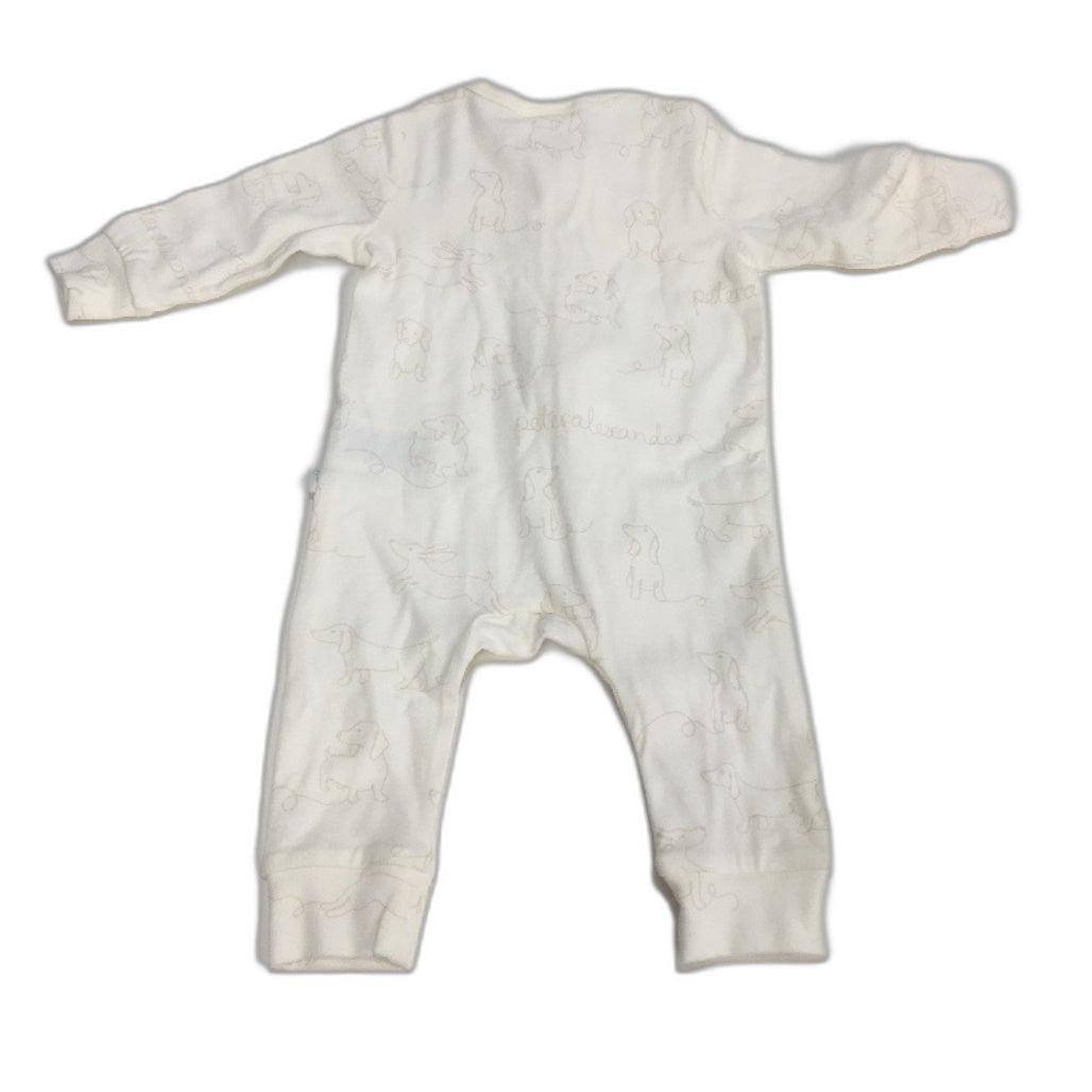 Peter Alexander Penny Organic Cream Baby Onesie Unisex Size 18-24 Months NEW