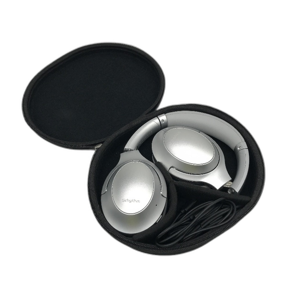 Srhythm NiceComfort 45 Hybrid Noise Cancelling Wireless Headphones in Silver NEW