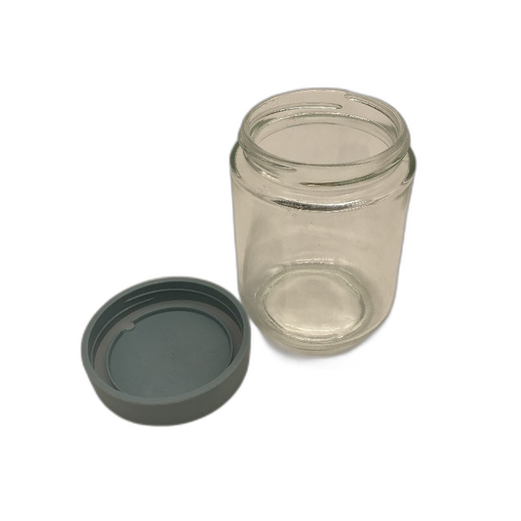 6 Pack 500mL Wide Mouth Mason Jars with Multicolour Lids Storage Containers NEW