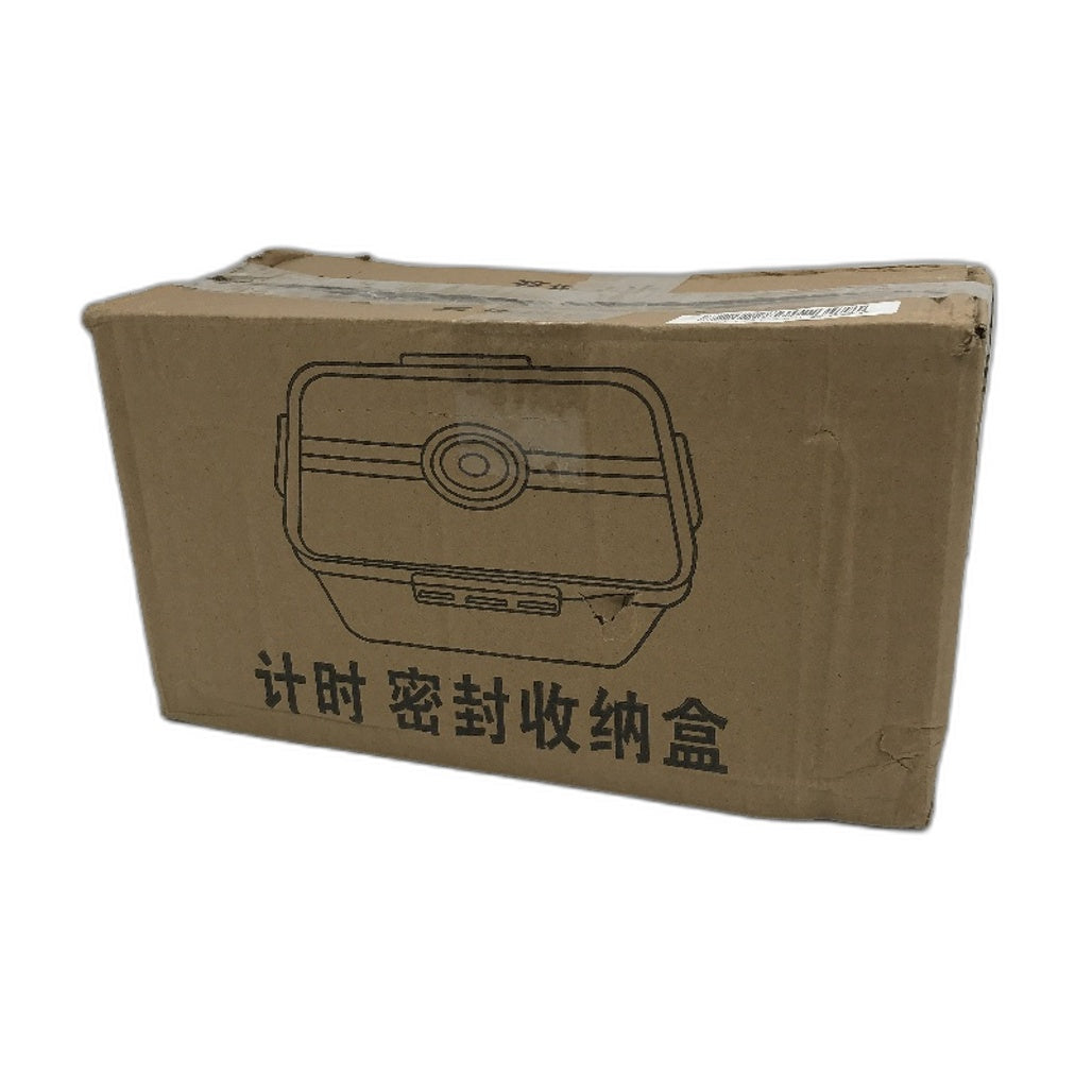 Large Fresh Food Fridge Yellow Crisper Box with Date Set and Drain Cover DEMO