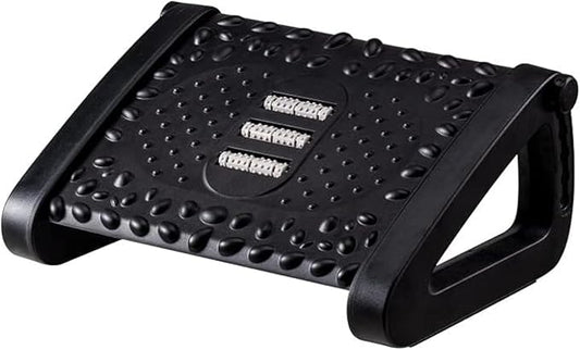 Ergonomic Under Desk Pressure Relief Massage Surface Office Foot Rest NEW