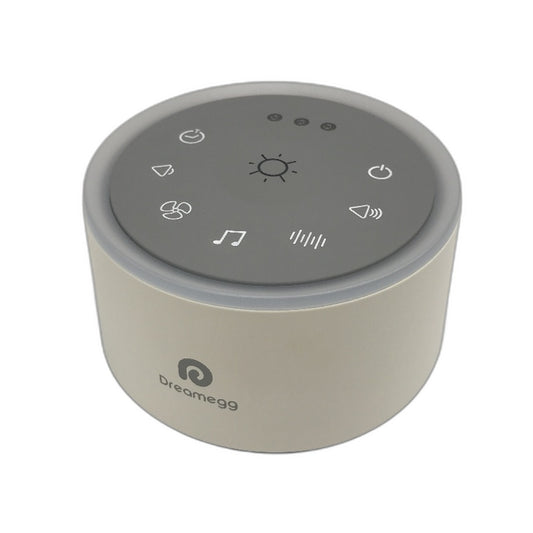 Dreamegg D1 Ambient Sound Noise Machine and Soft Night Light in White NEW
