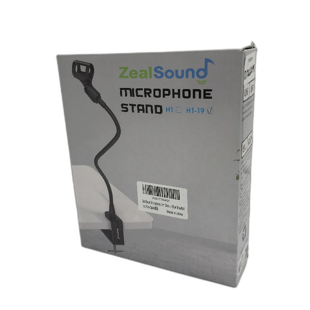ZealSound 1 Pack 360 Flex Adjustable Gooseneck Desk Clamp Microphone Stand NEW