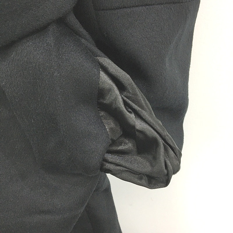 City Chic Black Belissima Wool Blend Single Button Winter Coat Ladies Size M NEW