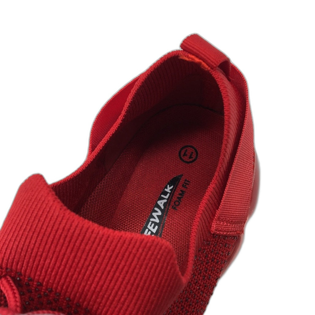 Lucky Step Red Rhinestone Memory Foam Sneakers Ladies Size US 11 EUR 42 NEW