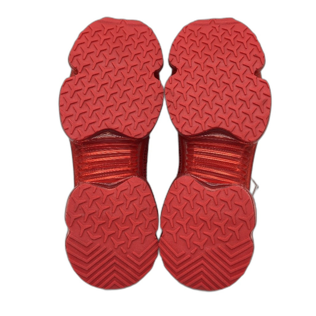 Lucky Step Red Rhinestone Memory Foam Sneakers Ladies Size US 11 EUR 42 NEW