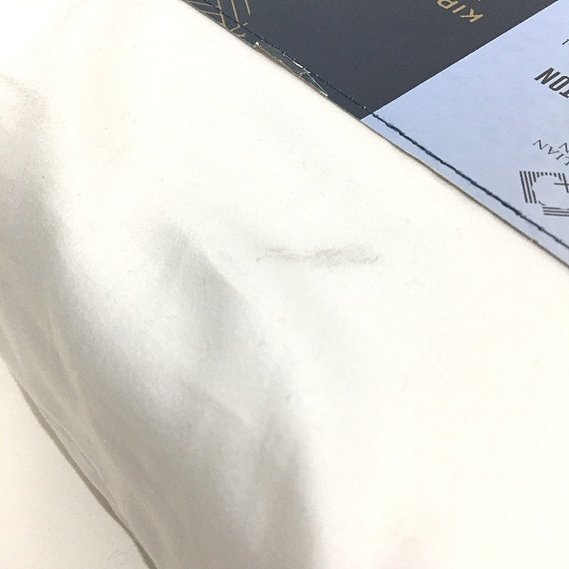 Kirkton House Bright White Blue Rim 100% Cotton 410TC Sheet Set KING Bed NEW
