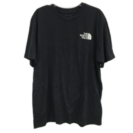 The North Face Box Print Logo Black Classic Soft Cotton T-Shirt Mens Size XL NEW
