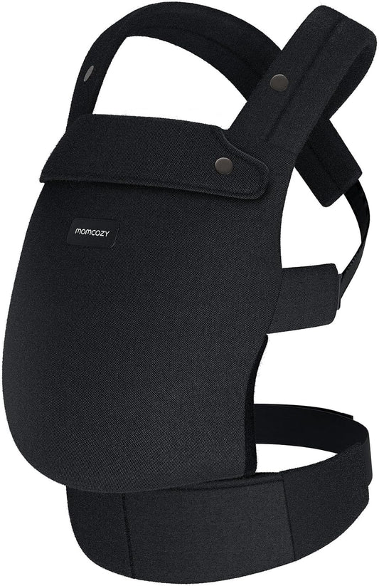 Momcozy Black Cotton 3 in 1 Lumbar Support Handsfree Baby Carrier 3-24Months NEW