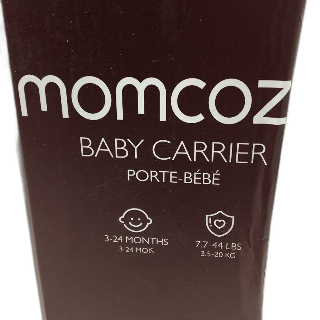 Momcozy Black Cotton 3 in 1 Lumbar Support Handsfree Baby Carrier 3-24Months NEW