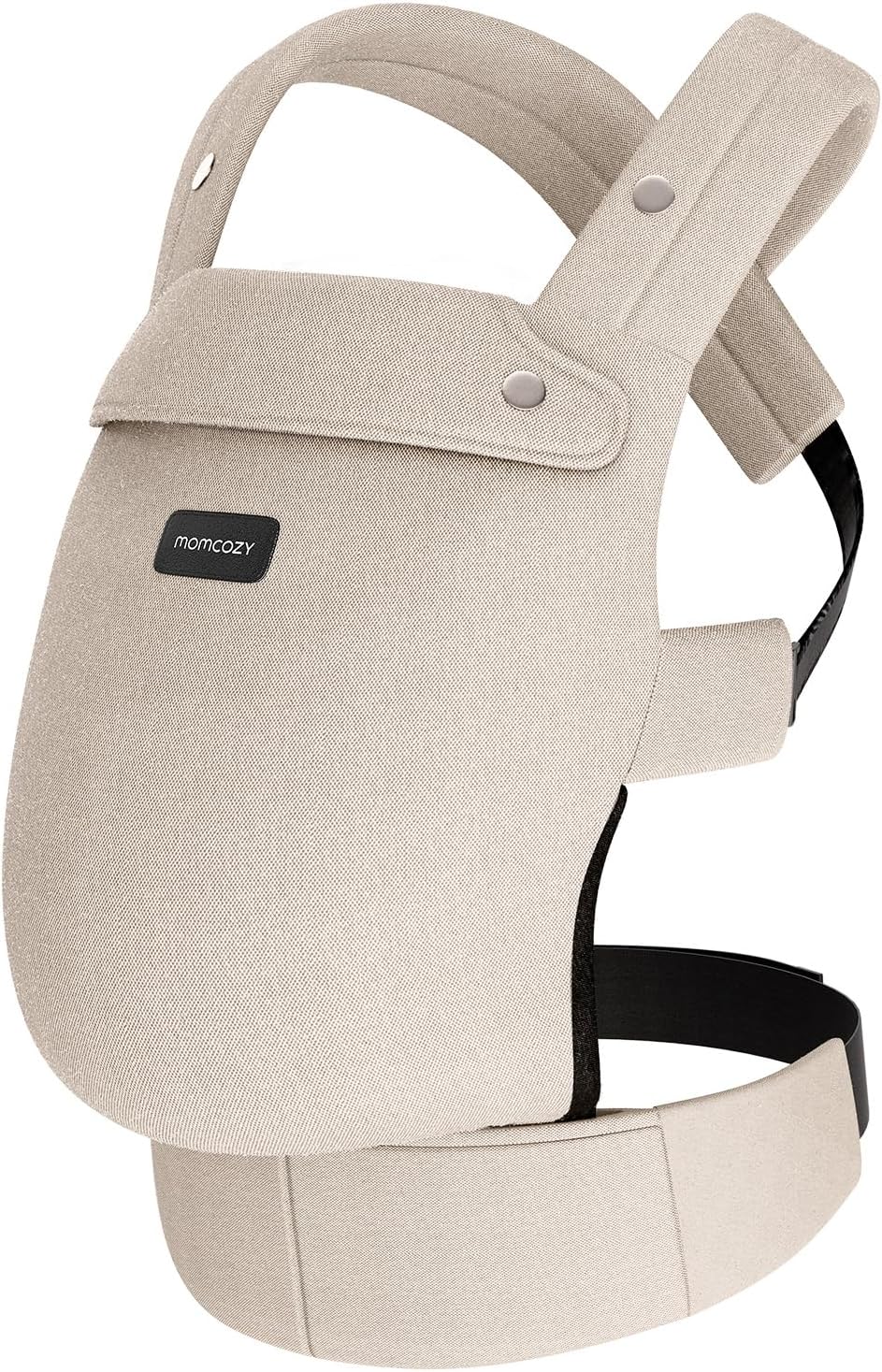 Momcozy Khaki Cotton 3 in 1 Lumbar Support Handsfree Baby Carrier 3-24Months NEW